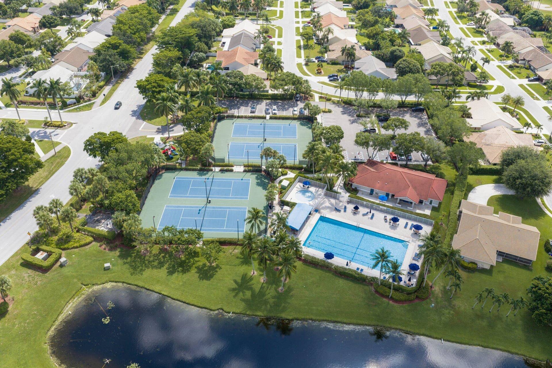 Tennis Court and Pool