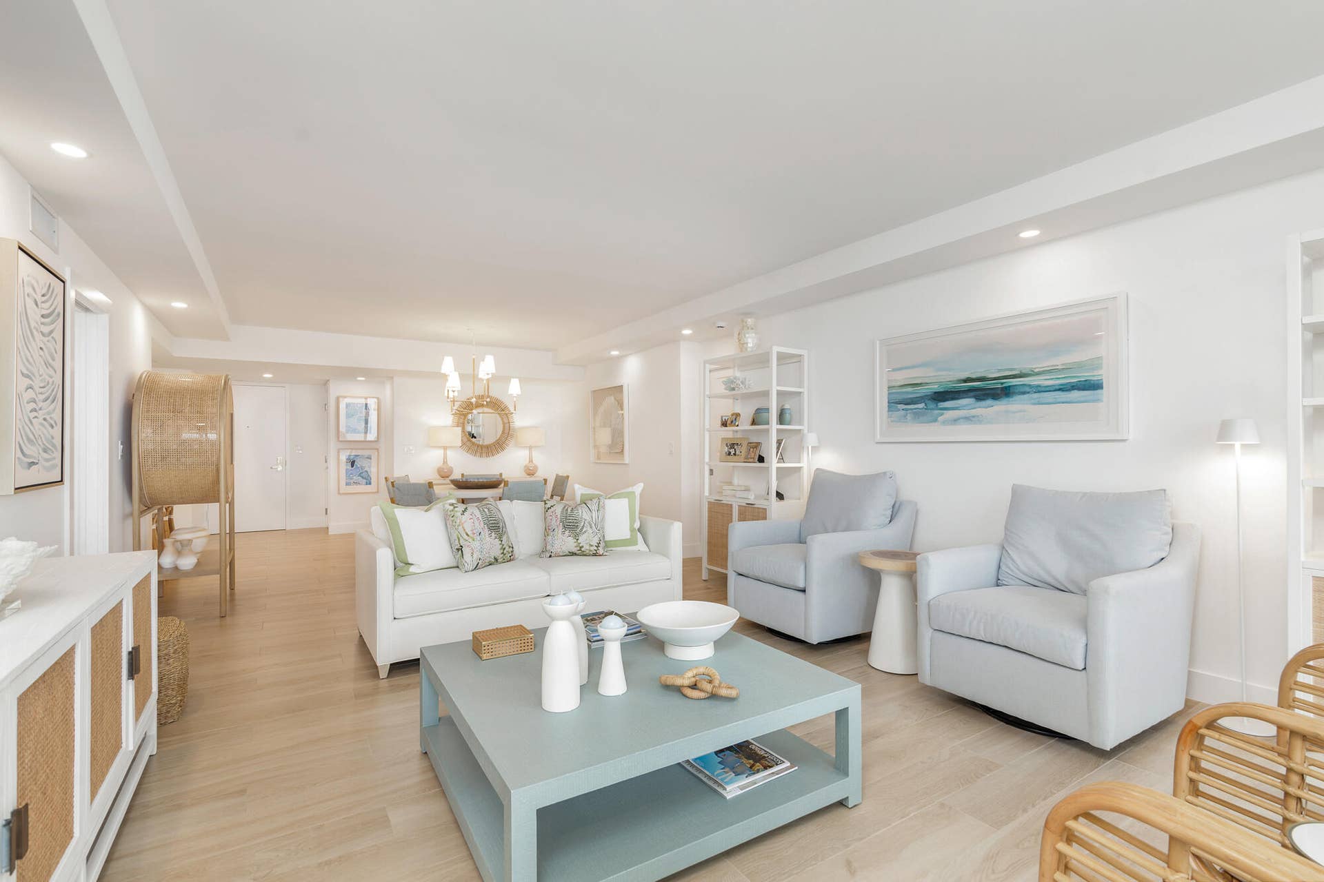 3300 S OCEAN Boulevard, #407N, Palm Beach, FL 33480 Living Room