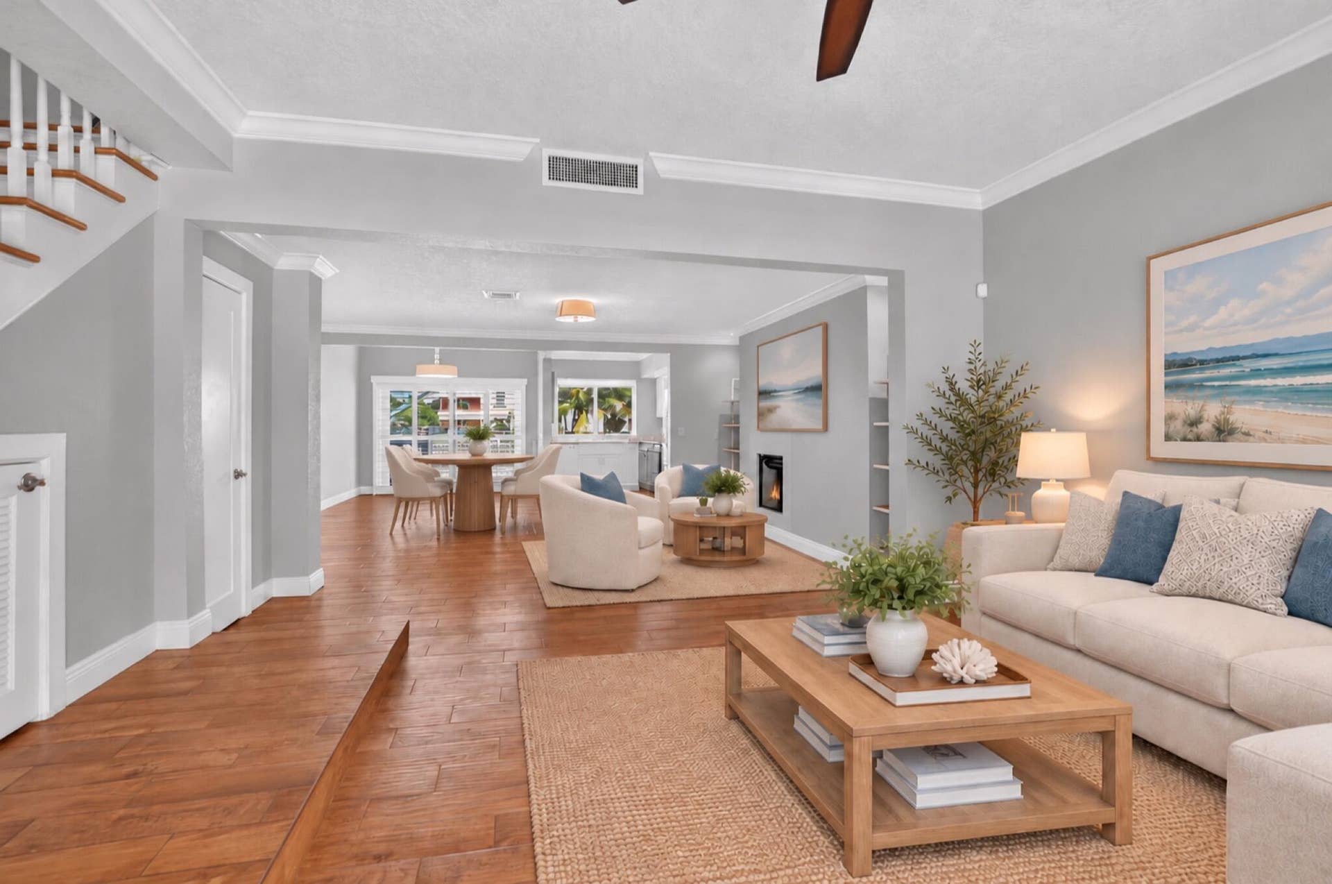 2107 NE 44th Street, Lighthouse Point, FL 33064 Virtually staged. Dcor digitally added.