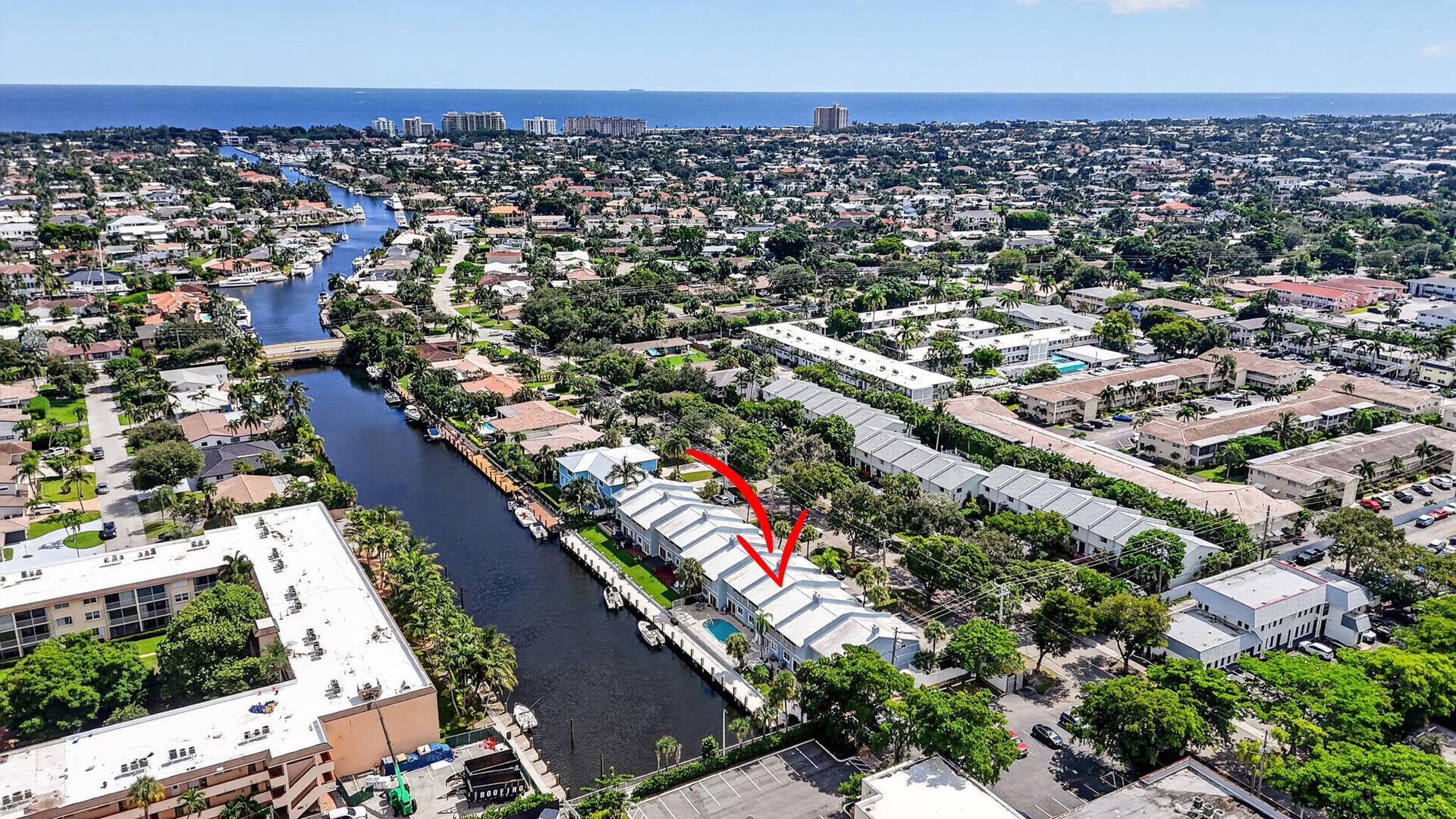 2107 NE 44th Street, Lighthouse Point, FL 33064 Aerial