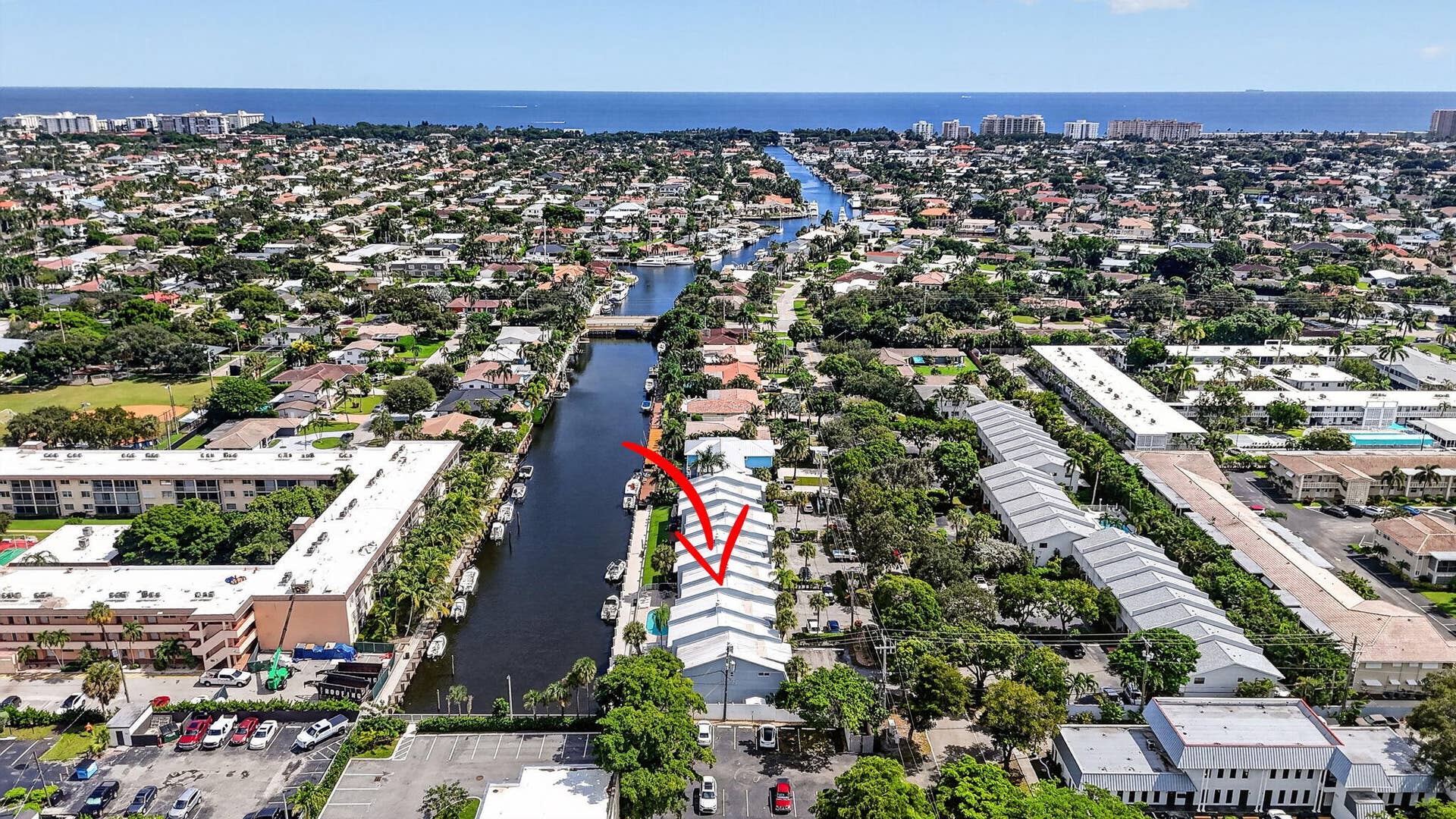2107 NE 44th Street, Lighthouse Point, FL 33064 Aerial