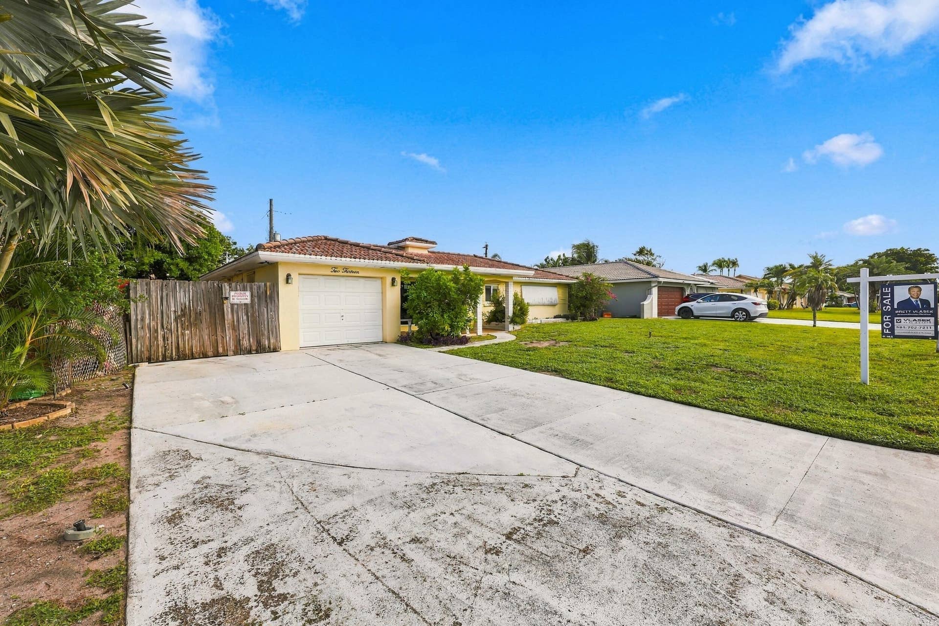 213 NE 24th Court, Boca Raton, FL 33431 The expanded driveway and fully fenced-in backyard give you plenty of space for all of your toys. Bring your boat, camper, or RV!