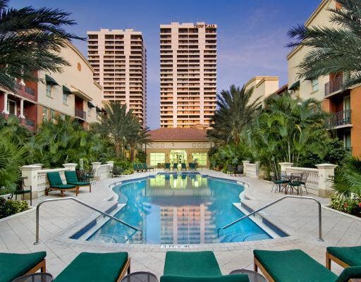 Pool area