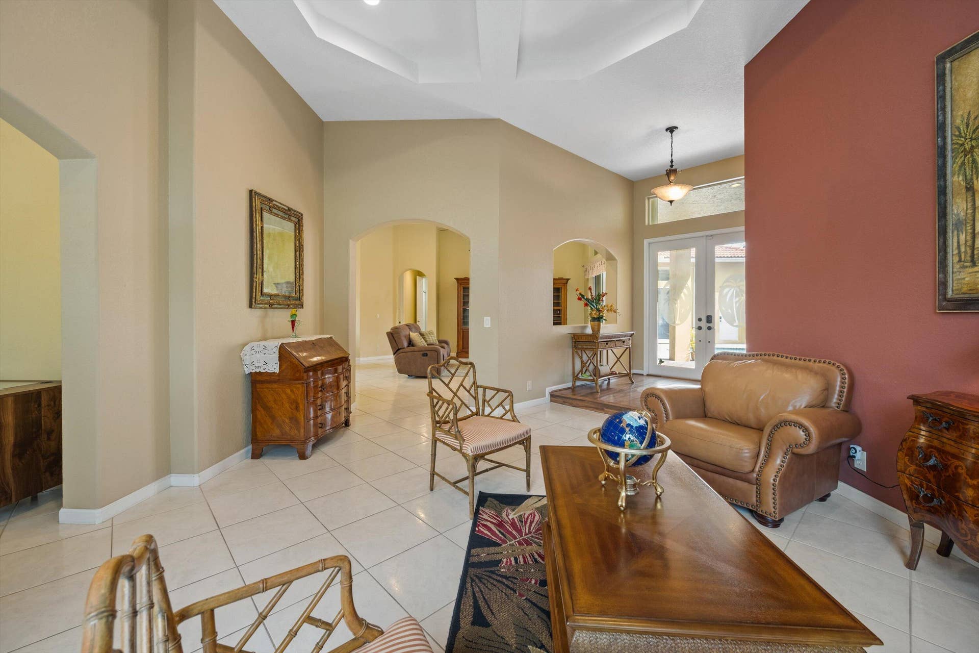 Living Room Looking at Foyer