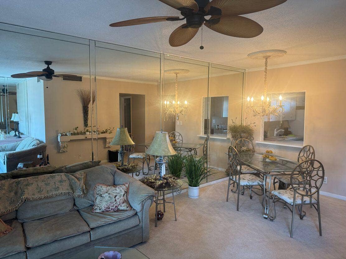 5401 NW 2nd Avenue, #Apt 329, Boca Raton, FL 33487 Living Room Dining Area