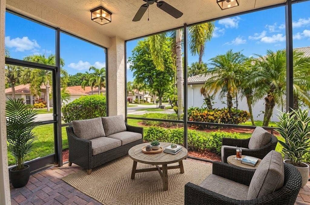6931 Belmont Shore Drive, Delray Beach, FL 33446 Lanai