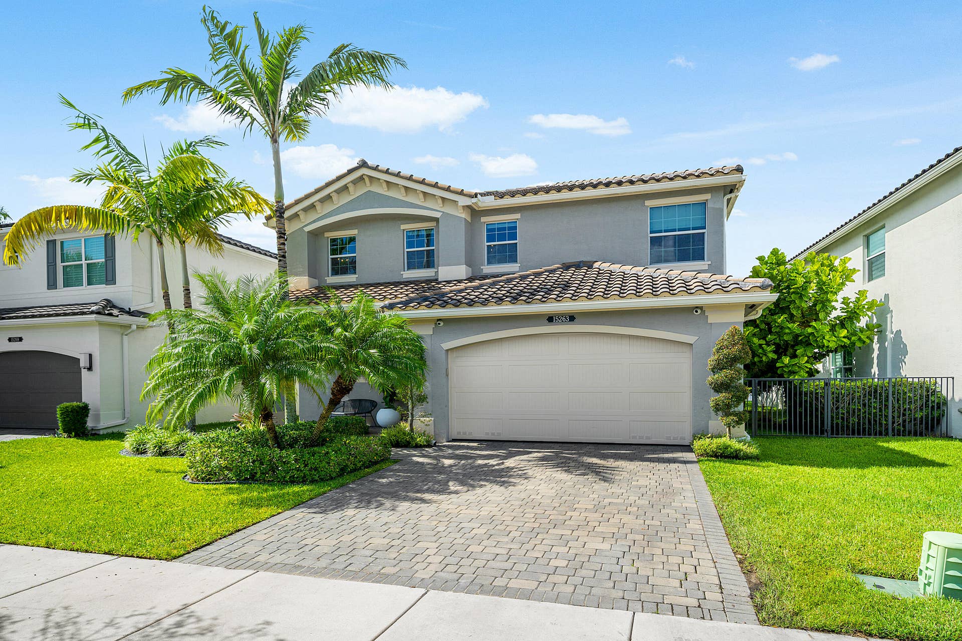 15263 Cherry Creek Lane, Delray Beach, FL 33446 Front Exterior - Driveway