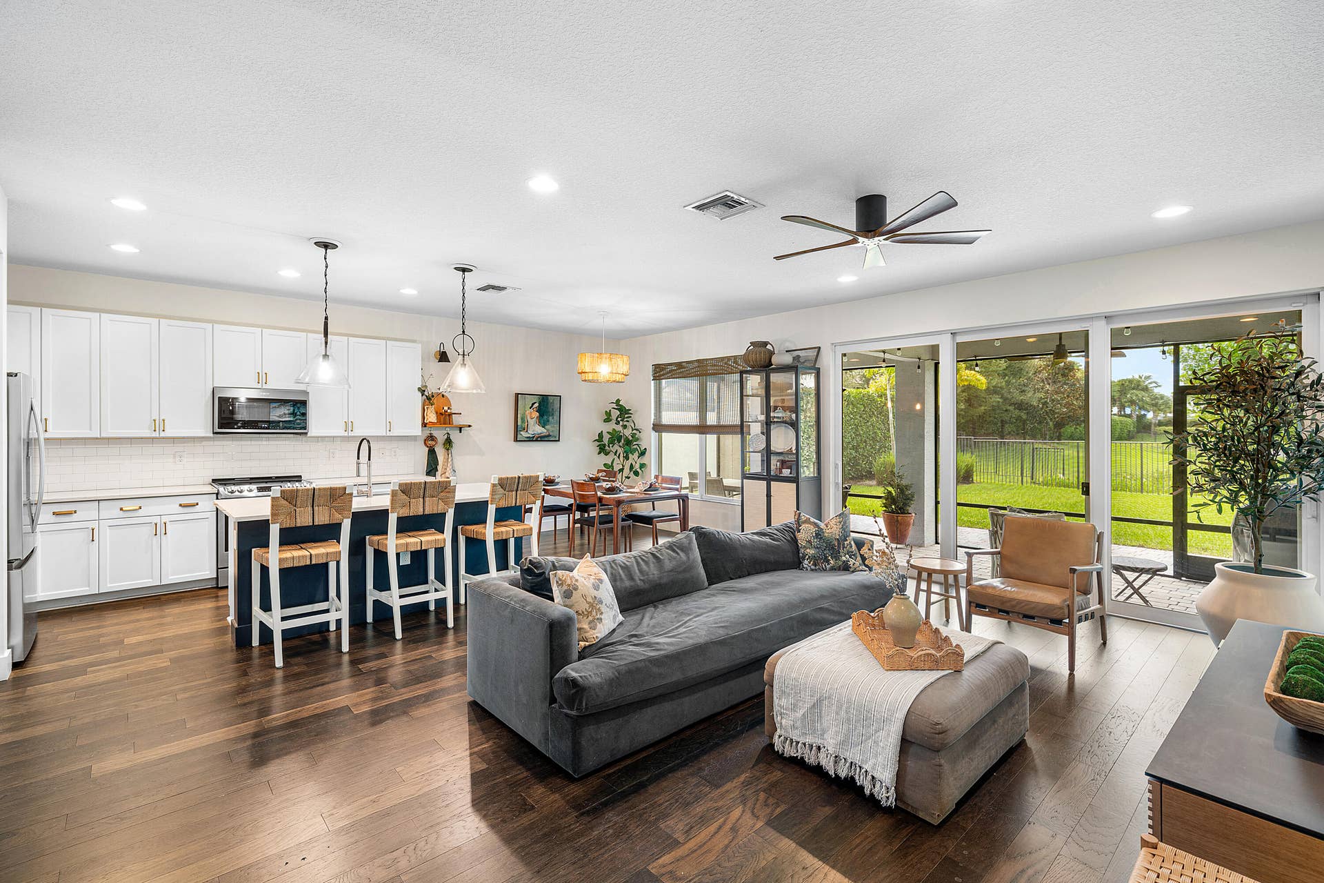 15263 Cherry Creek Lane, Delray Beach, FL 33446 Living Room and Kitchen Alternate View
