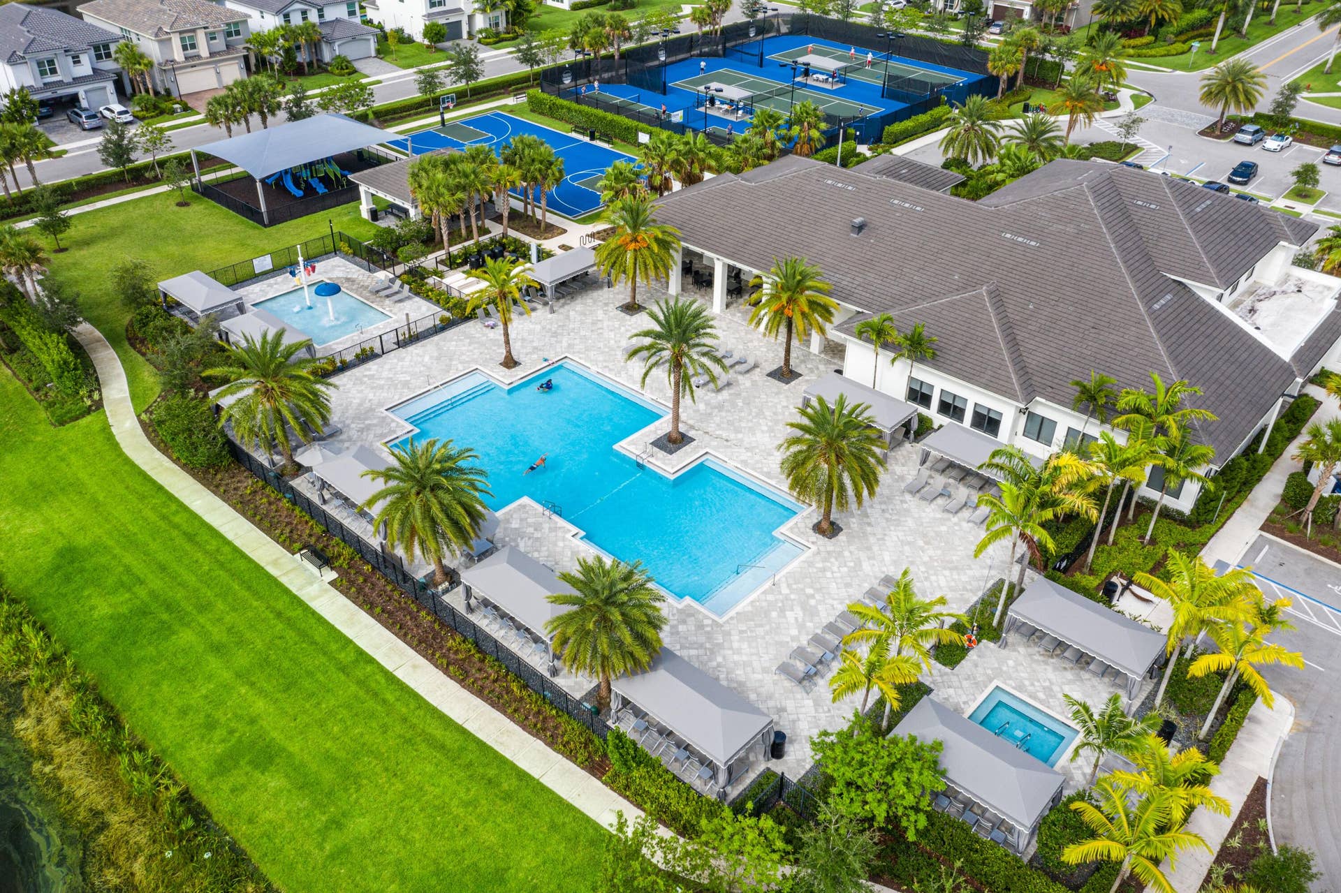 15263 Cherry Creek Lane, Delray Beach, FL 33446 Community Recreation Area - Aerial View