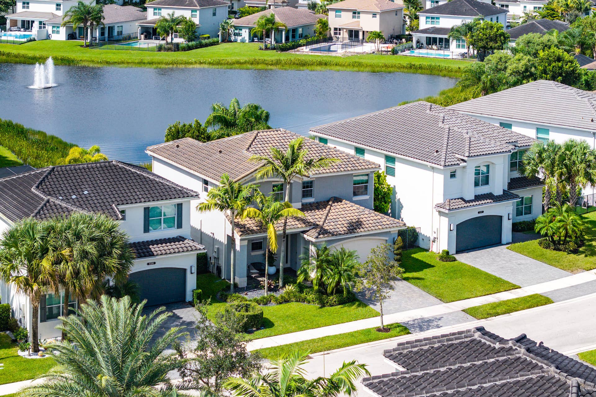 15263 Cherry Creek Lane, Delray Beach, FL 33446 Side Exterior - Aerial View