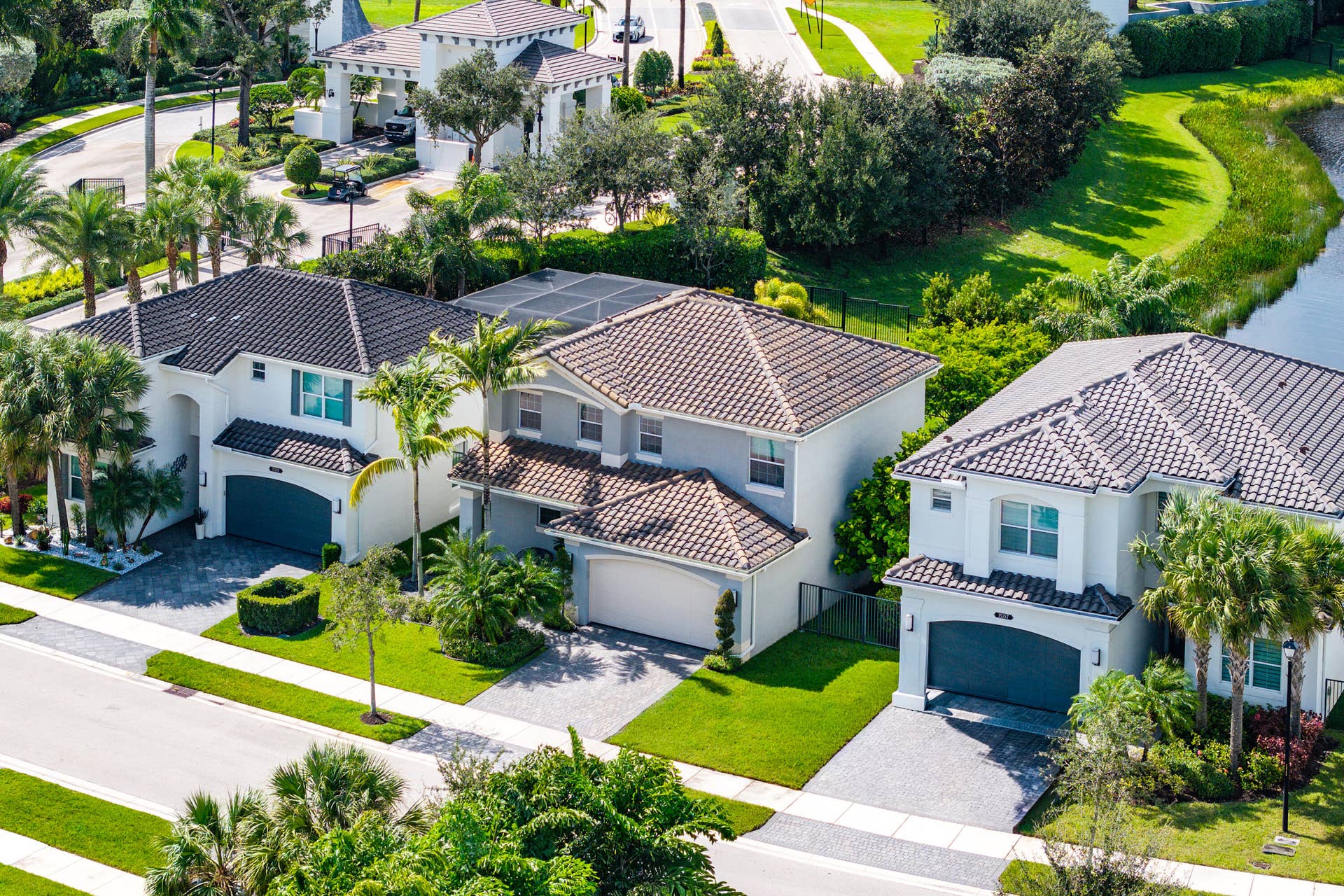 15263 Cherry Creek Lane, Delray Beach, FL 33446 Side Exterior - Alternate Aerial View
