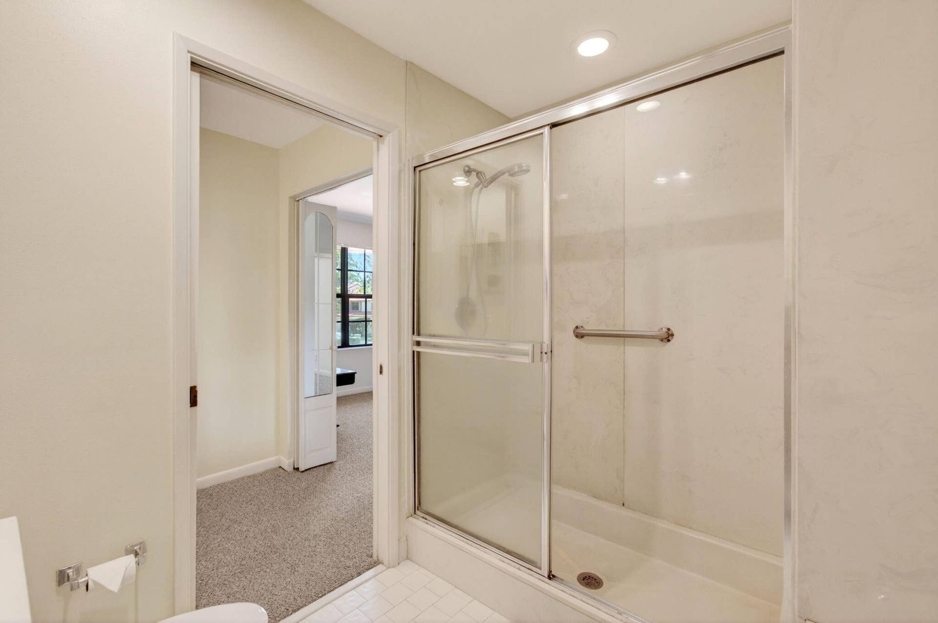 Master shower