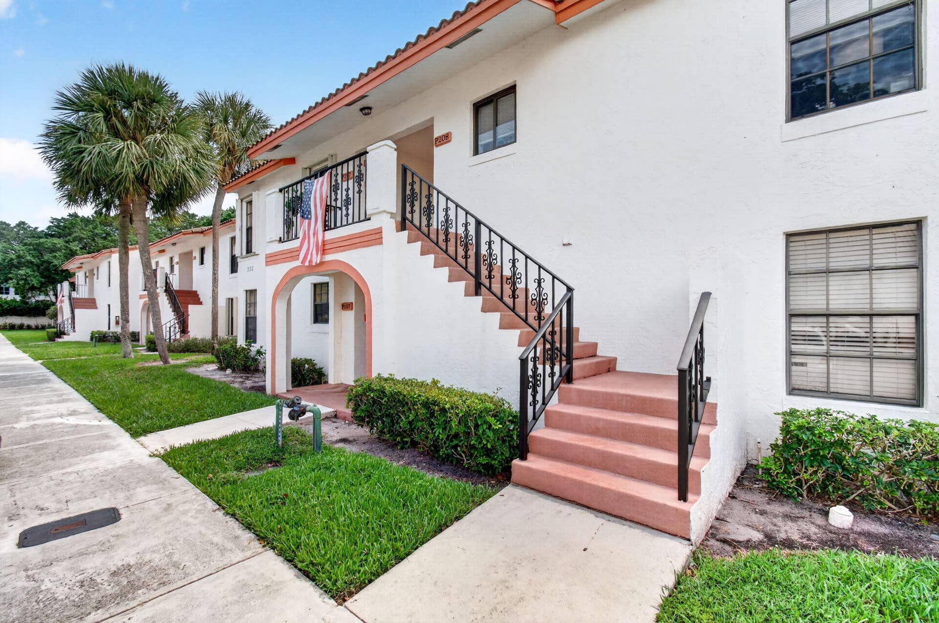 330 PALMWOOD Place, #208, Boca Raton, FL 33431 Stairs to #208