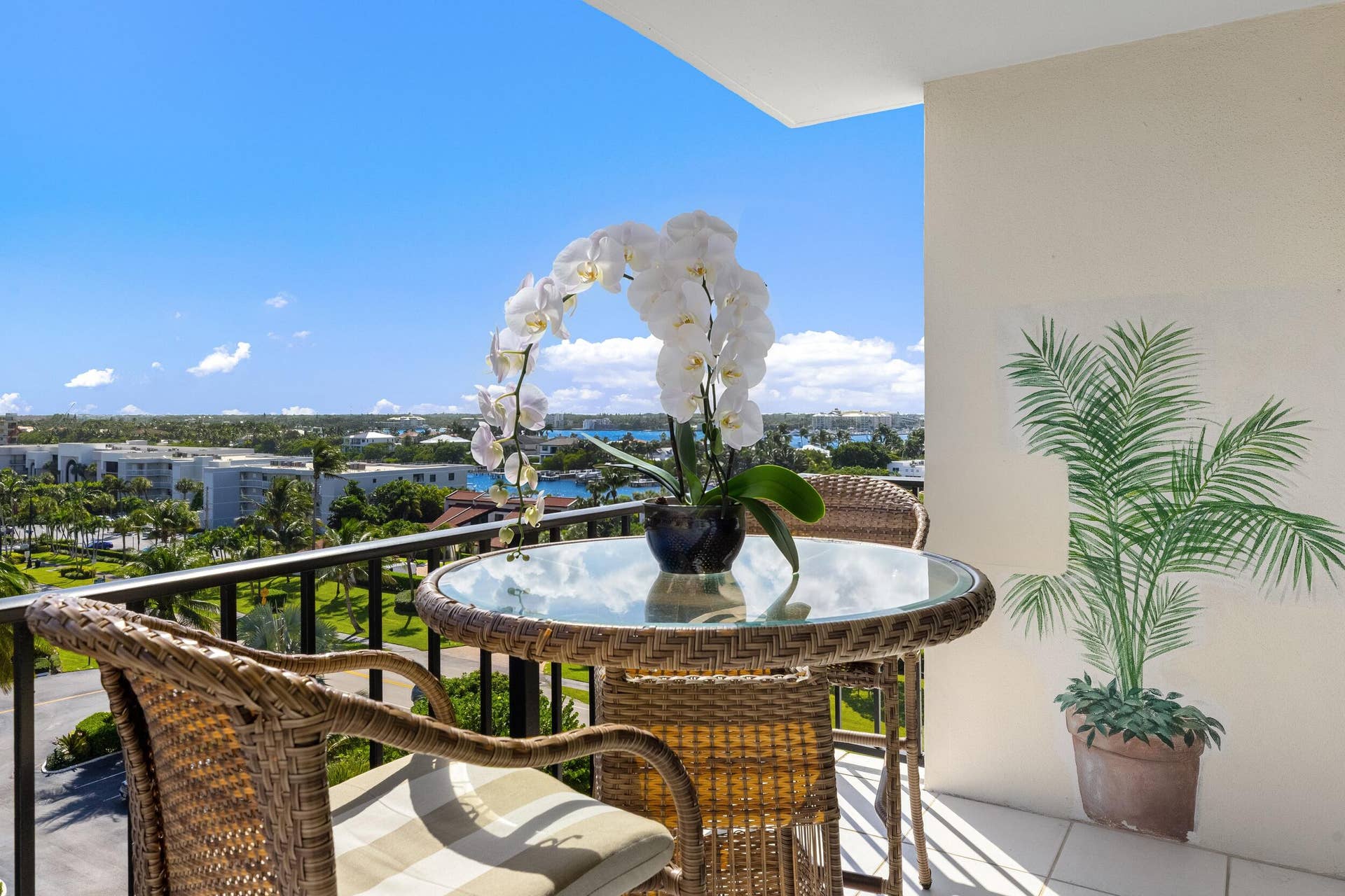 3460 S Ocean Boulevard, #7160, Palm Beach, FL 33480 Terrace View