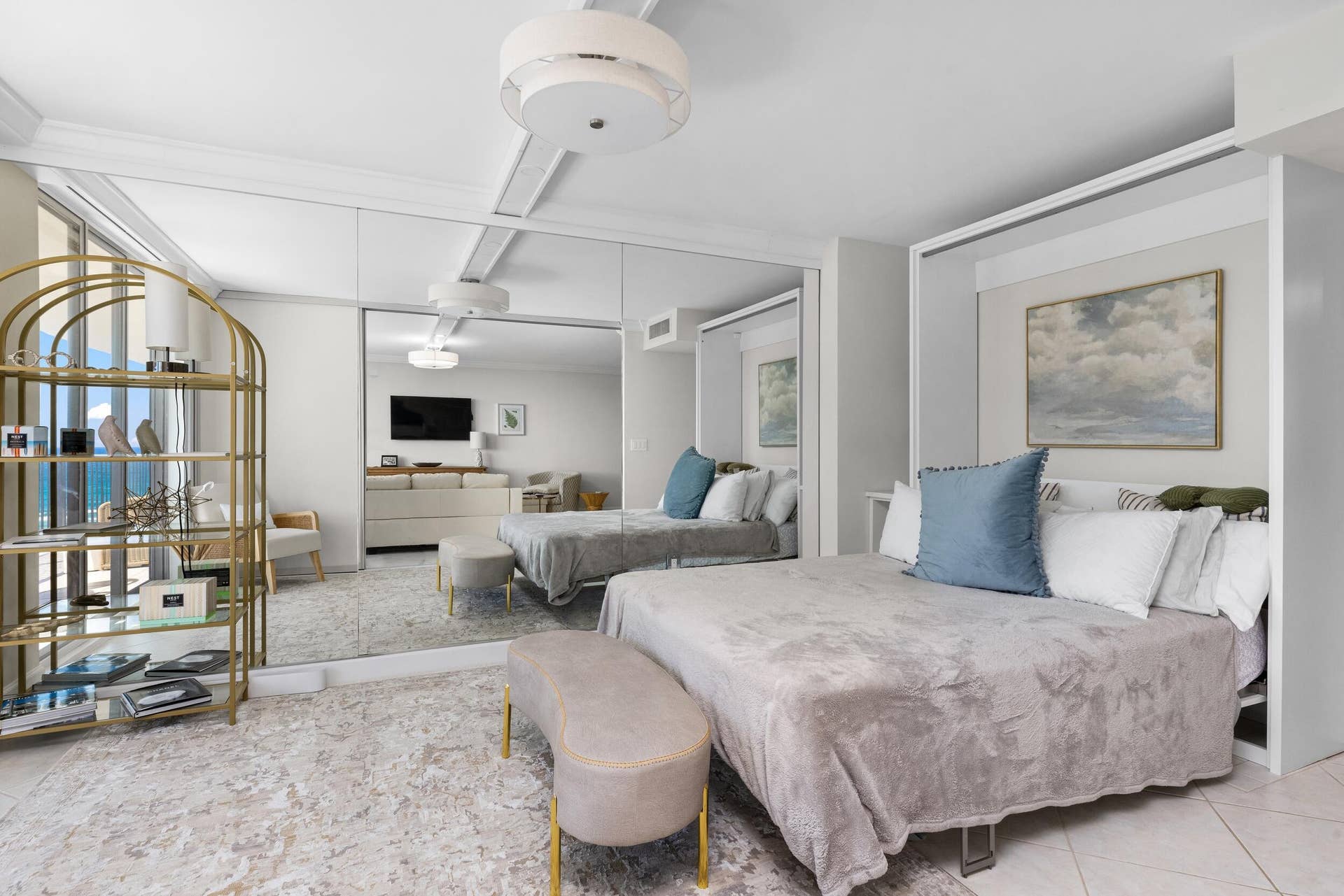 3460 S Ocean Boulevard, #7160, Palm Beach, FL 33480 Guest Bed