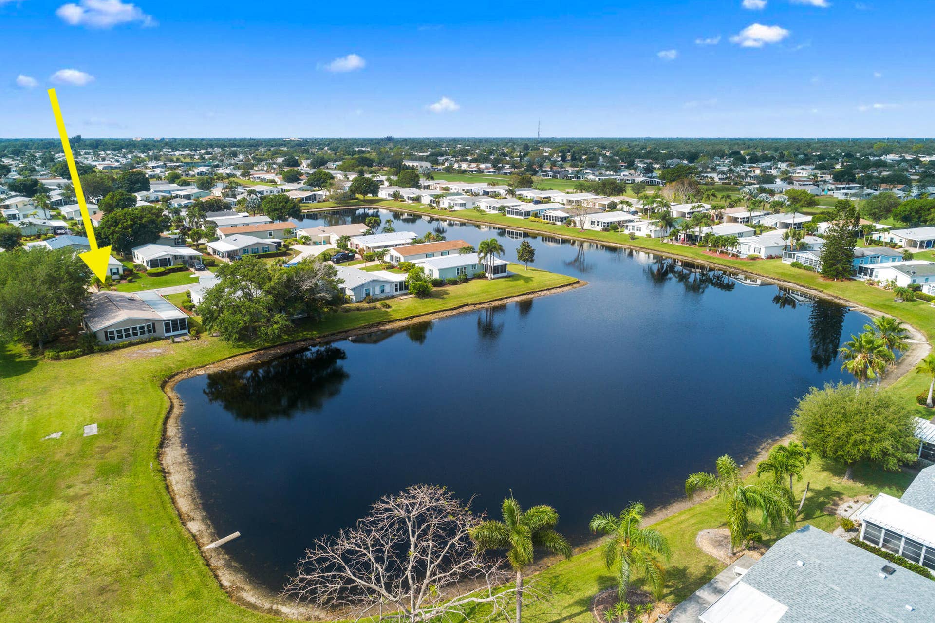 3716 Nimblewill Court, Port St Lucie, FL 34952 back of house with lake