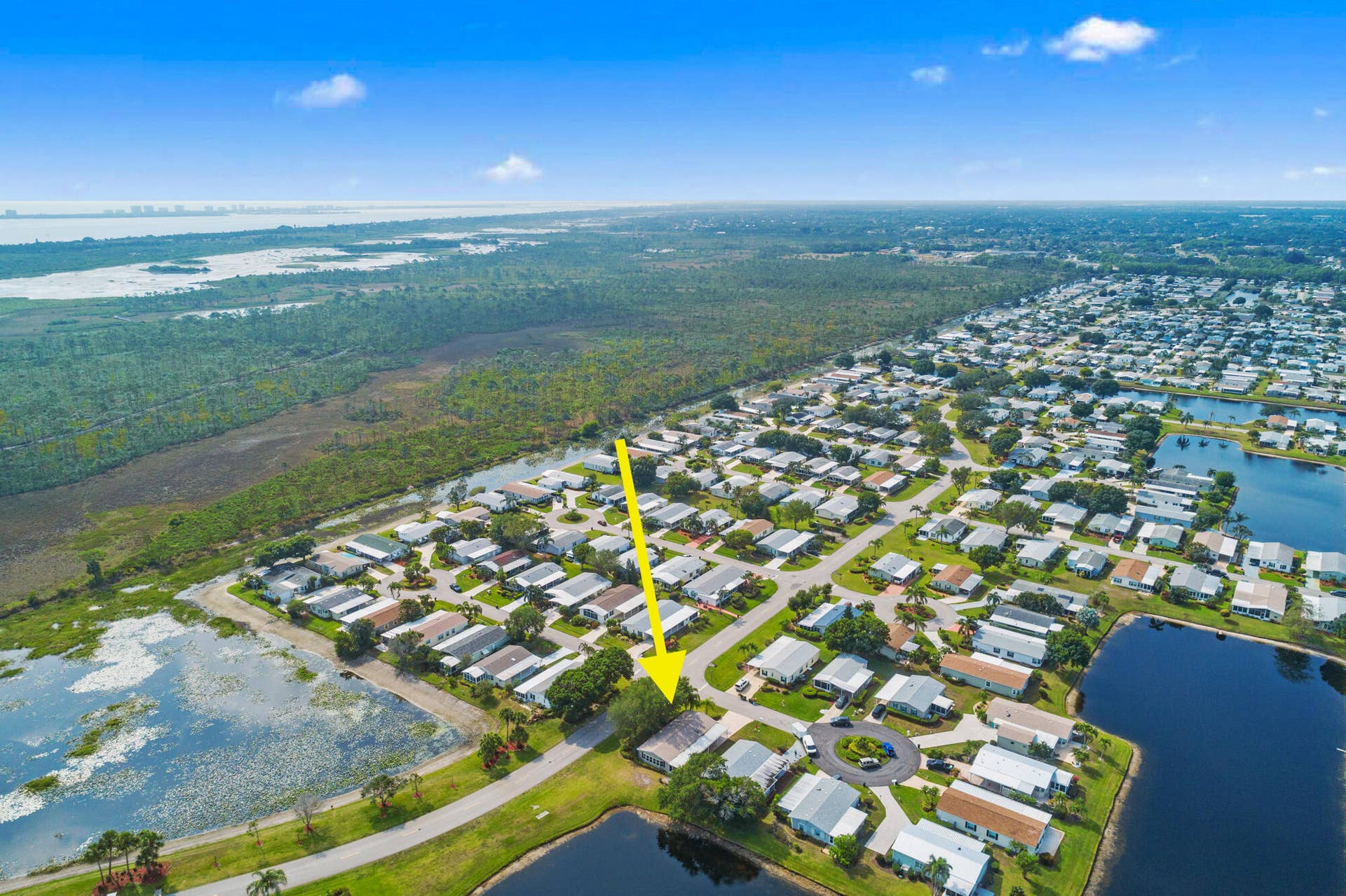 3716 Nimblewill Court, Port St Lucie, FL 34952 large aerial to intracoastal