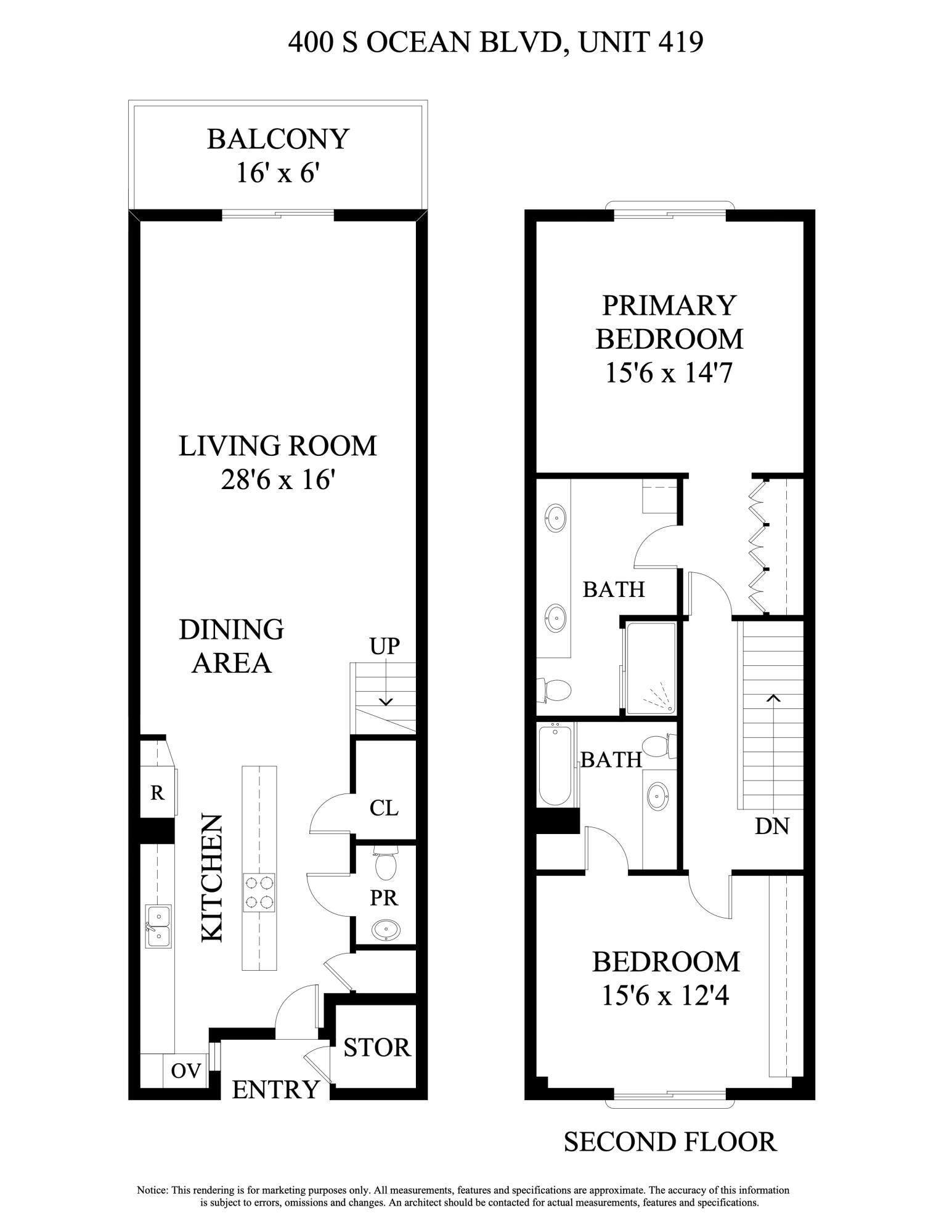 400 S Ocean Boulevard, #419, Palm Beach, Palm Beach, FL 33480 400 S OCEAN BLVD, UNIT 419
