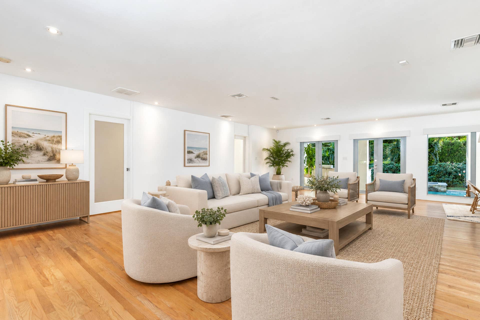 308 Buckingham Road, West Palm Beach, FL 33405 Open Living Room