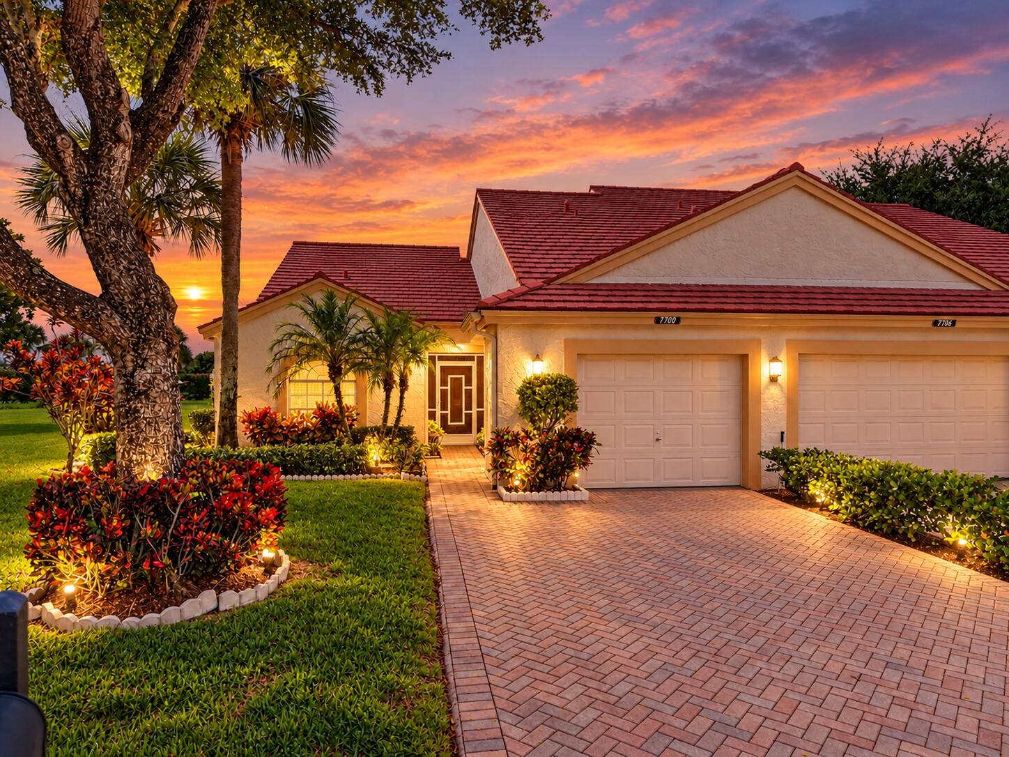 7700 CORAL LAKE Drive, Delray Beach, FL 33446 AI Twilight