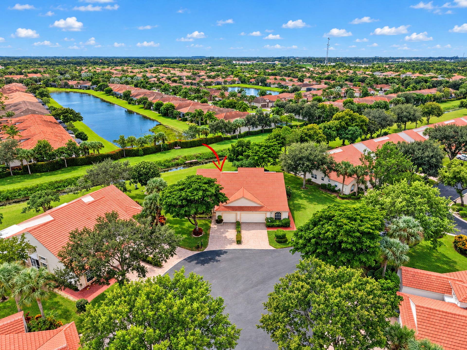 7700 CORAL LAKE Drive, Delray Beach, FL 33446 Aerial View