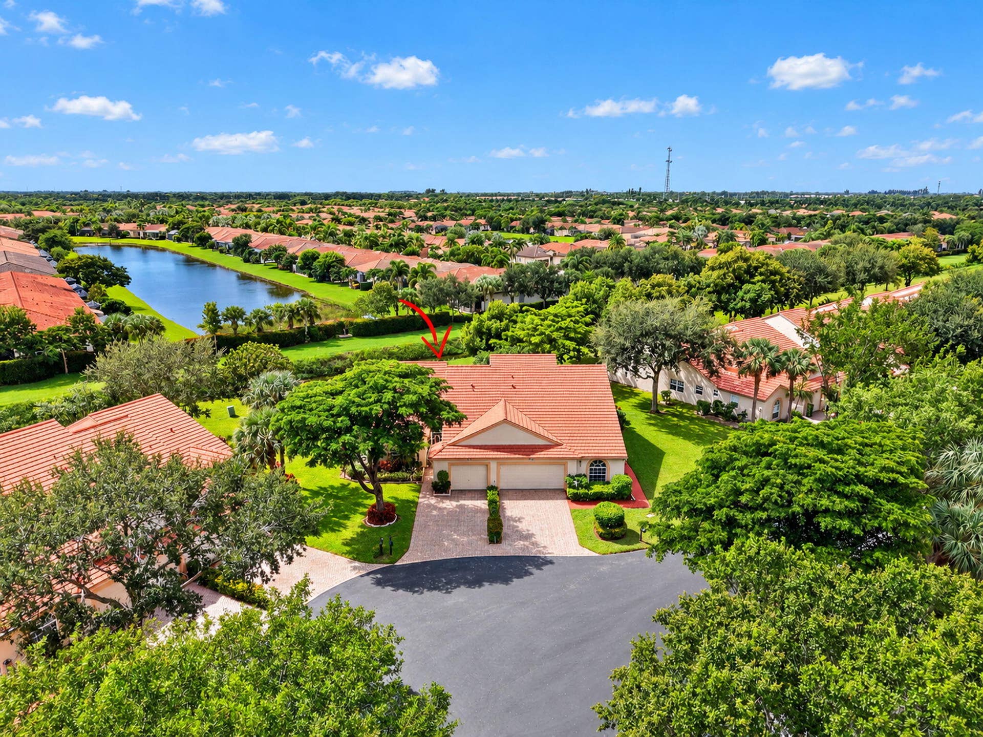 7700 CORAL LAKE Drive, Delray Beach, FL 33446 Aerial View