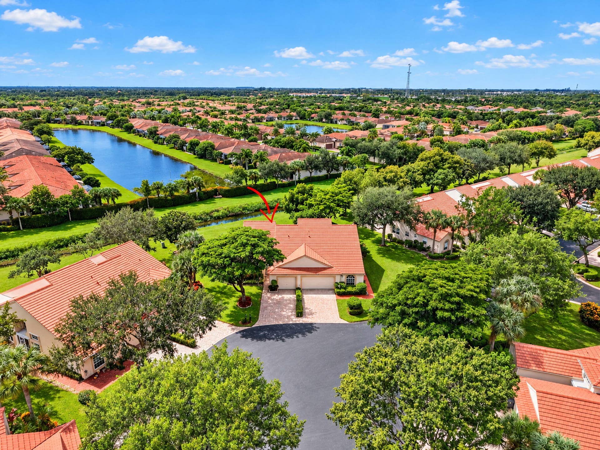 7700 CORAL LAKE Drive, Delray Beach, FL 33446 Aerial View