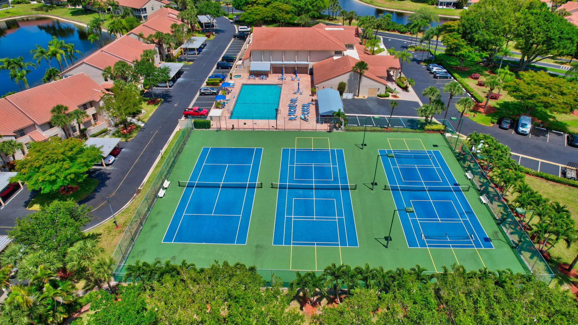 7700 CORAL LAKE Drive, Delray Beach, FL 33446 Pool Pickleball Courts