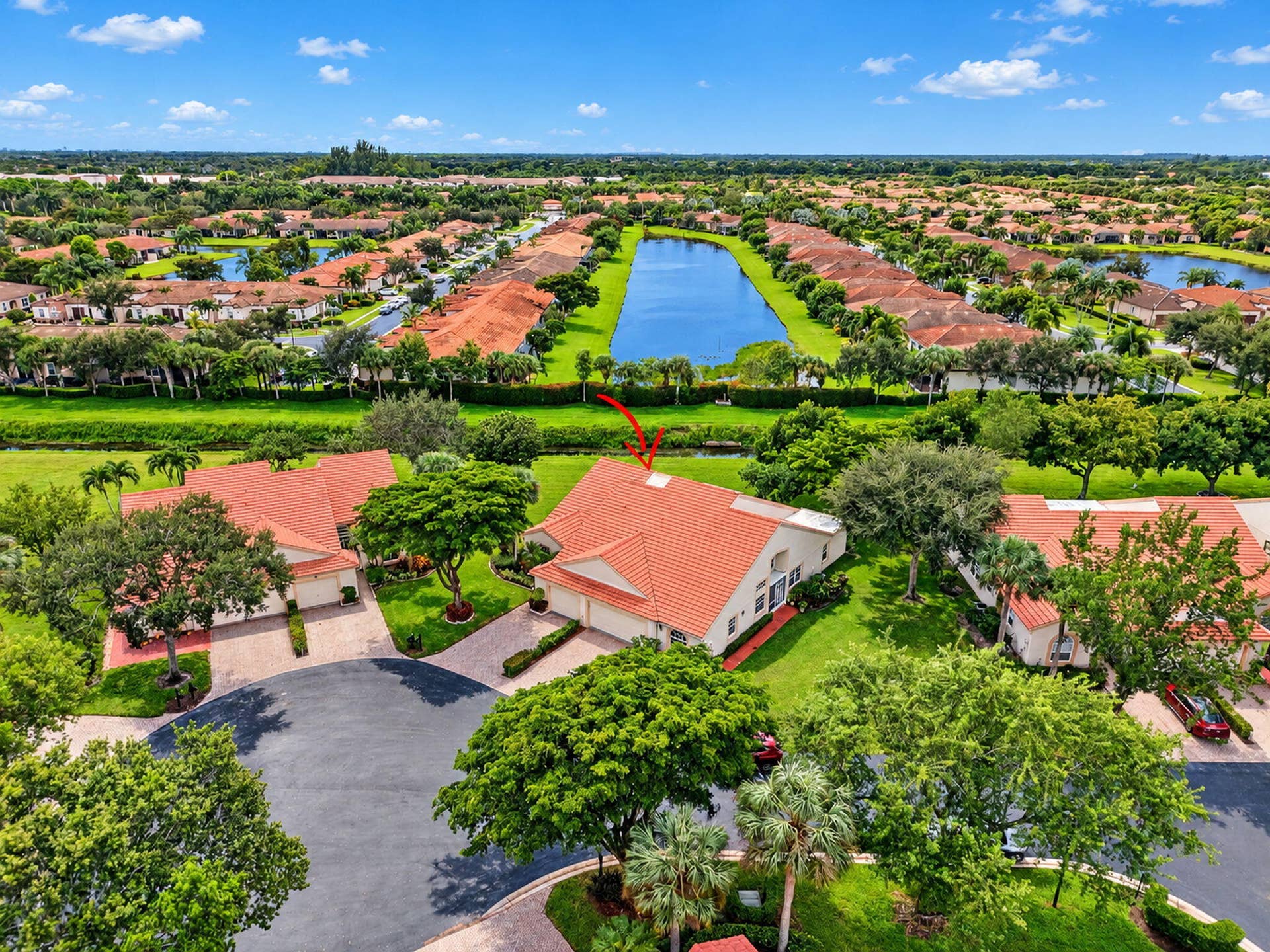 7700 CORAL LAKE Drive, Delray Beach, FL 33446 Aerial View