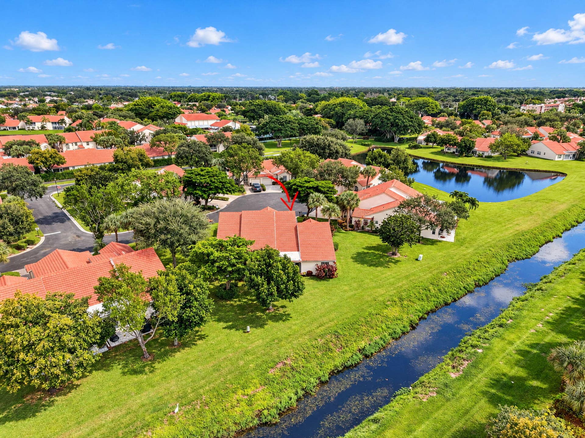 7700 CORAL LAKE Drive, Delray Beach, FL 33446 Aerial View