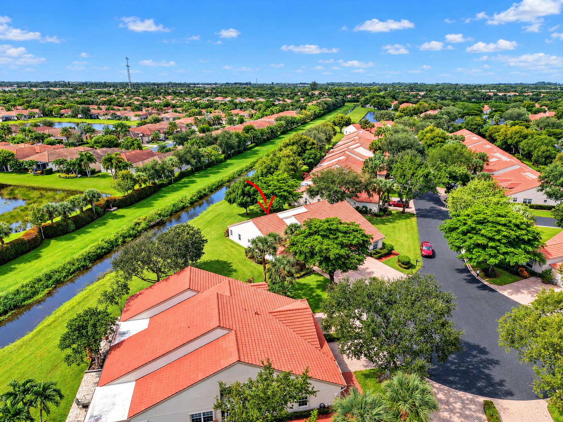 7700 CORAL LAKE Drive, Delray Beach, FL 33446 Aerial View