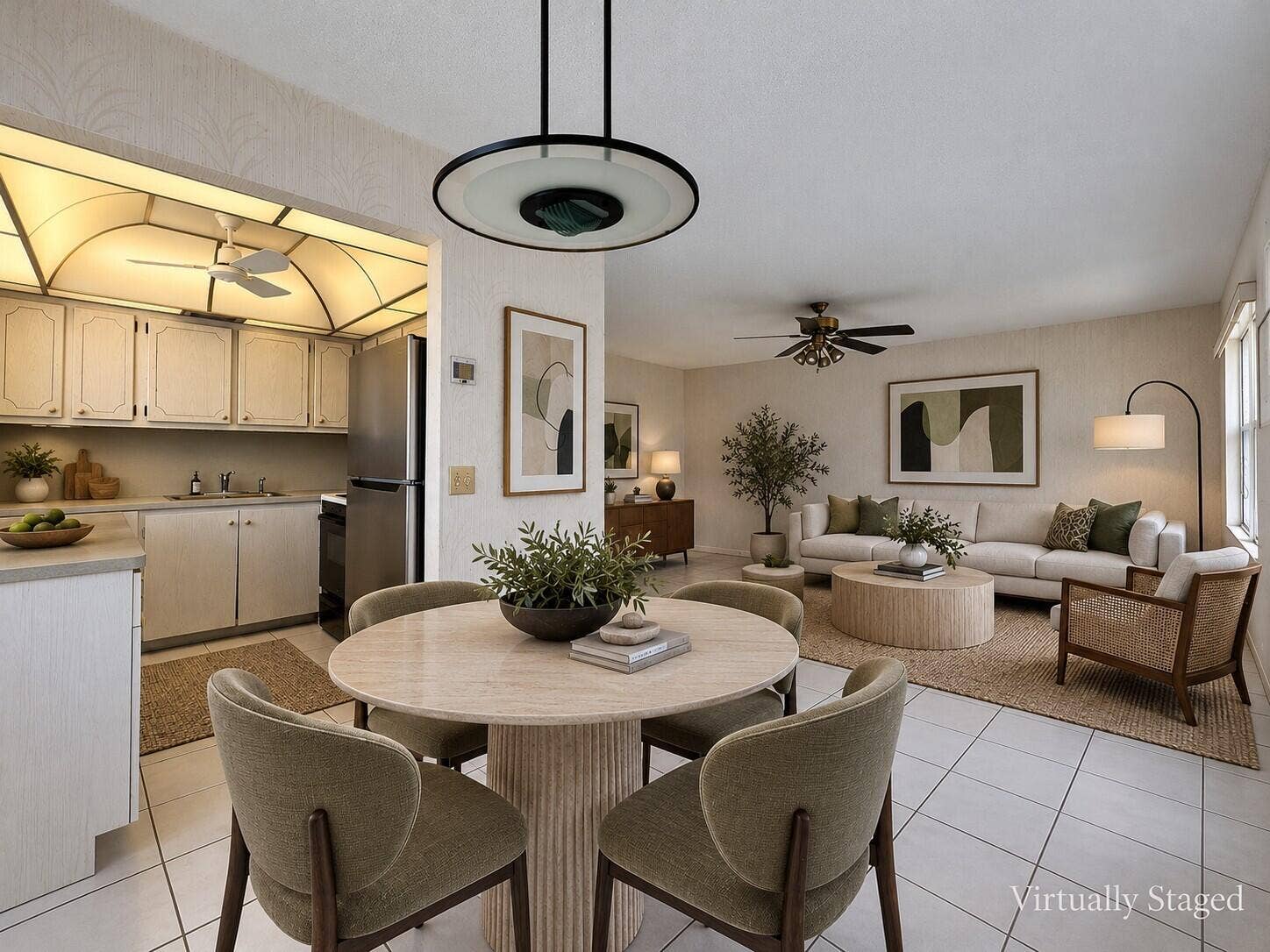 265 Northampton N, West Palm Beach, FL 33417 Fantastic Location - First Floor Corner 2/1.5 With Water Views! (Image Is Virtually Stage)