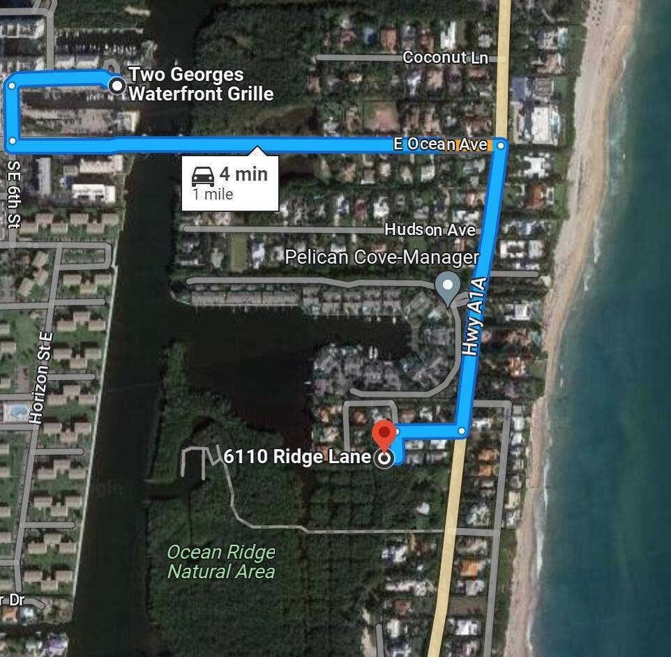 6110 Ridge Lane, Boynton Beach, FL 33435 Ridge Lane to 2 Georges