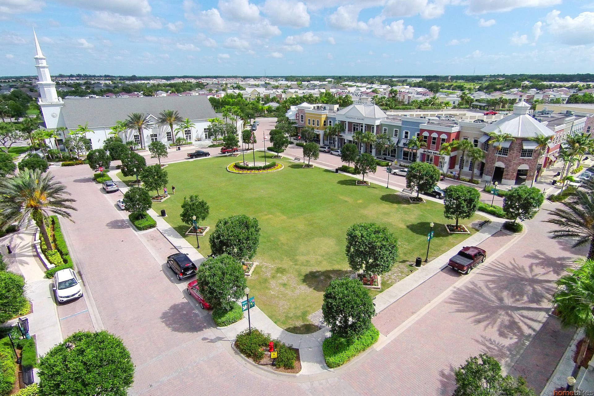 12688 SW Eleanor Drive, Port St Lucie, FL 34987 2 Tradition Square Aerial north