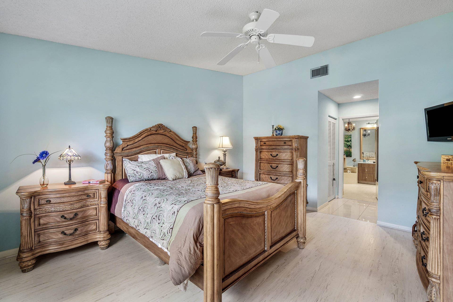 5265 FAIRWAY WOODS Drive, #3112, Delray Beach, FL 33484 Primary Bedroom w/ Vaulted Ceilings