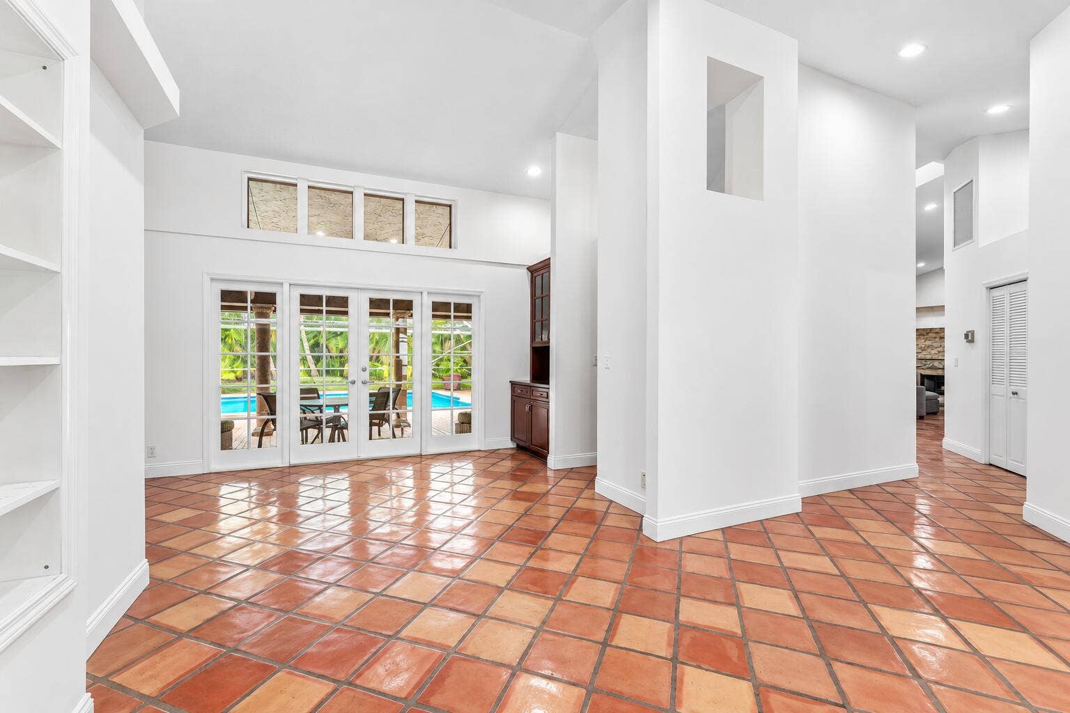 14757 HORSESHOE Trace, Wellington, FL 33414 Dining Room/ French Doors to pool.