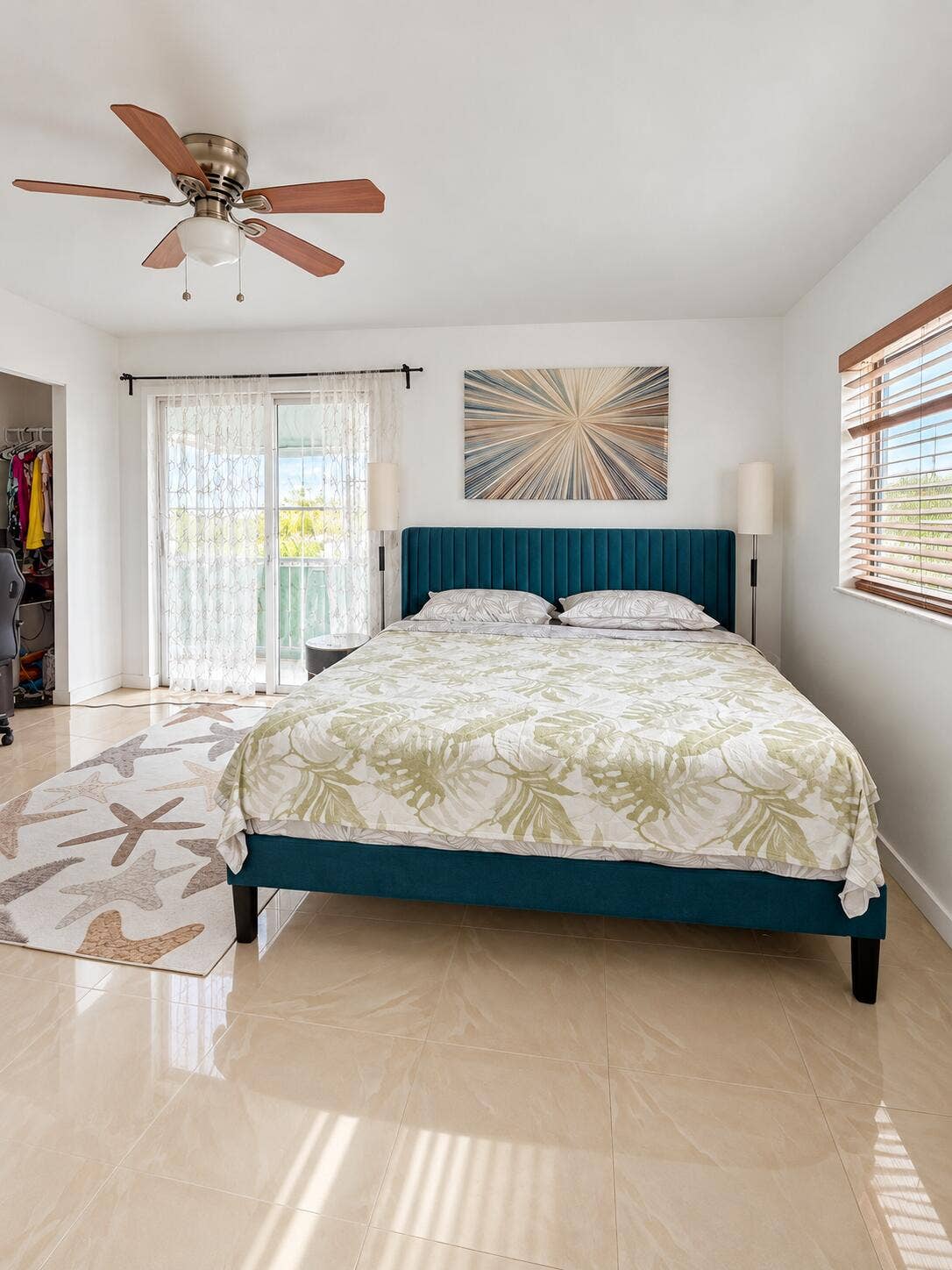 686 BRITTANY O, Delray Beach, FL 33446 Neutral tile flooring, sliding glass door with exterior access.