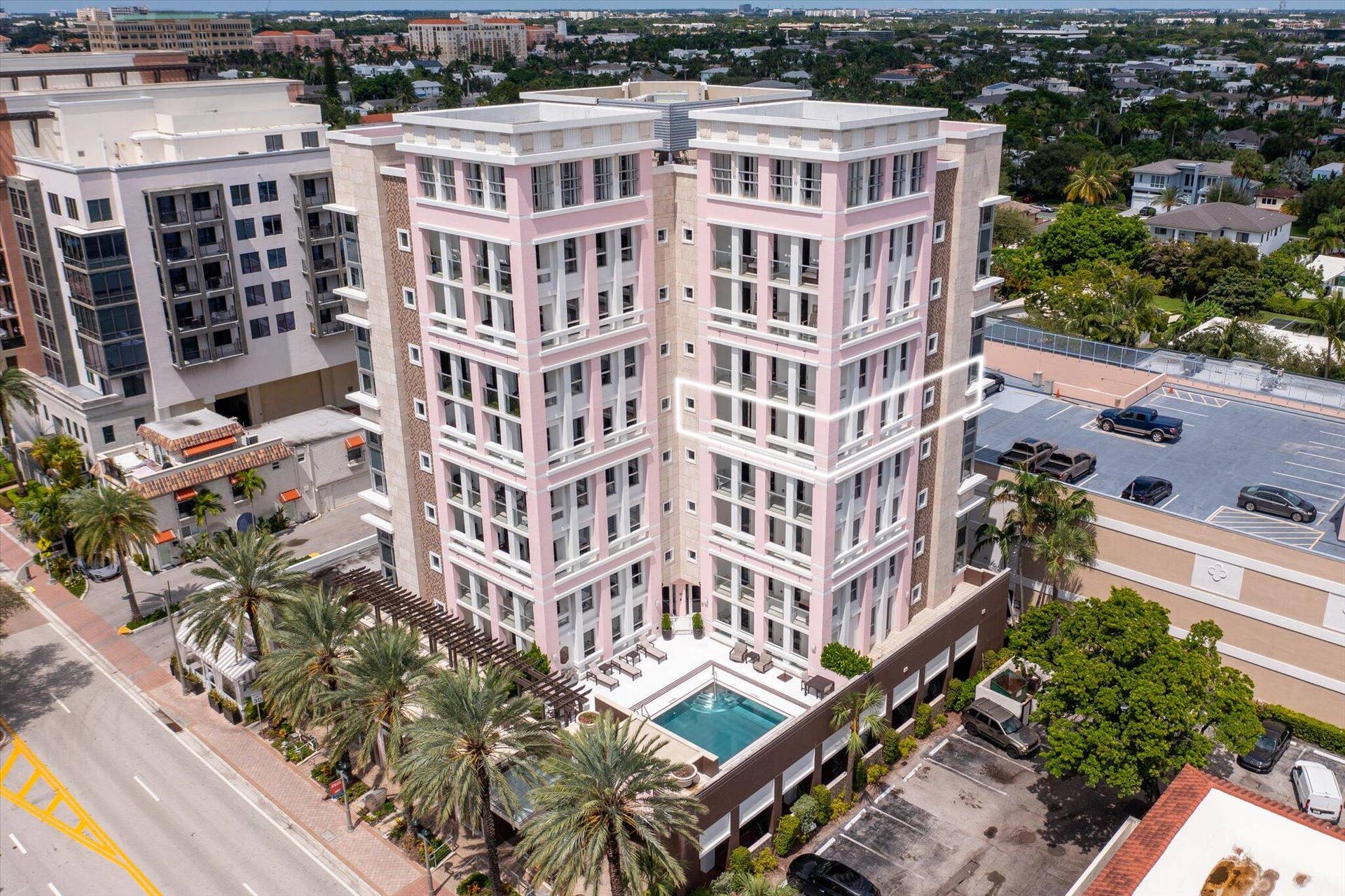 455 E PALMETTO PARK Road, #6E, Boca Raton, FL 33432 45-Drone-2
