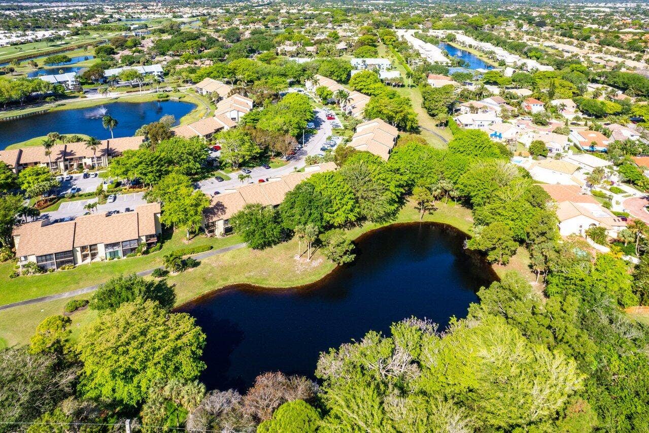 Large Lake in Backyard