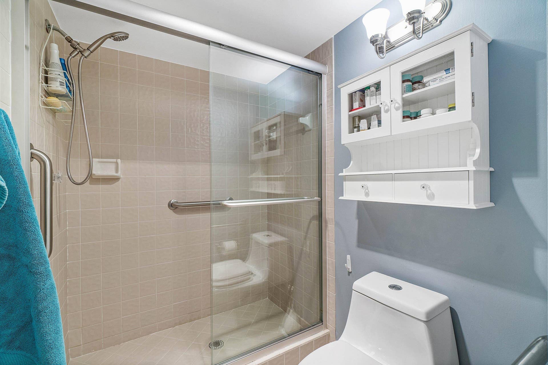 Glass Enclosed Primary Shower