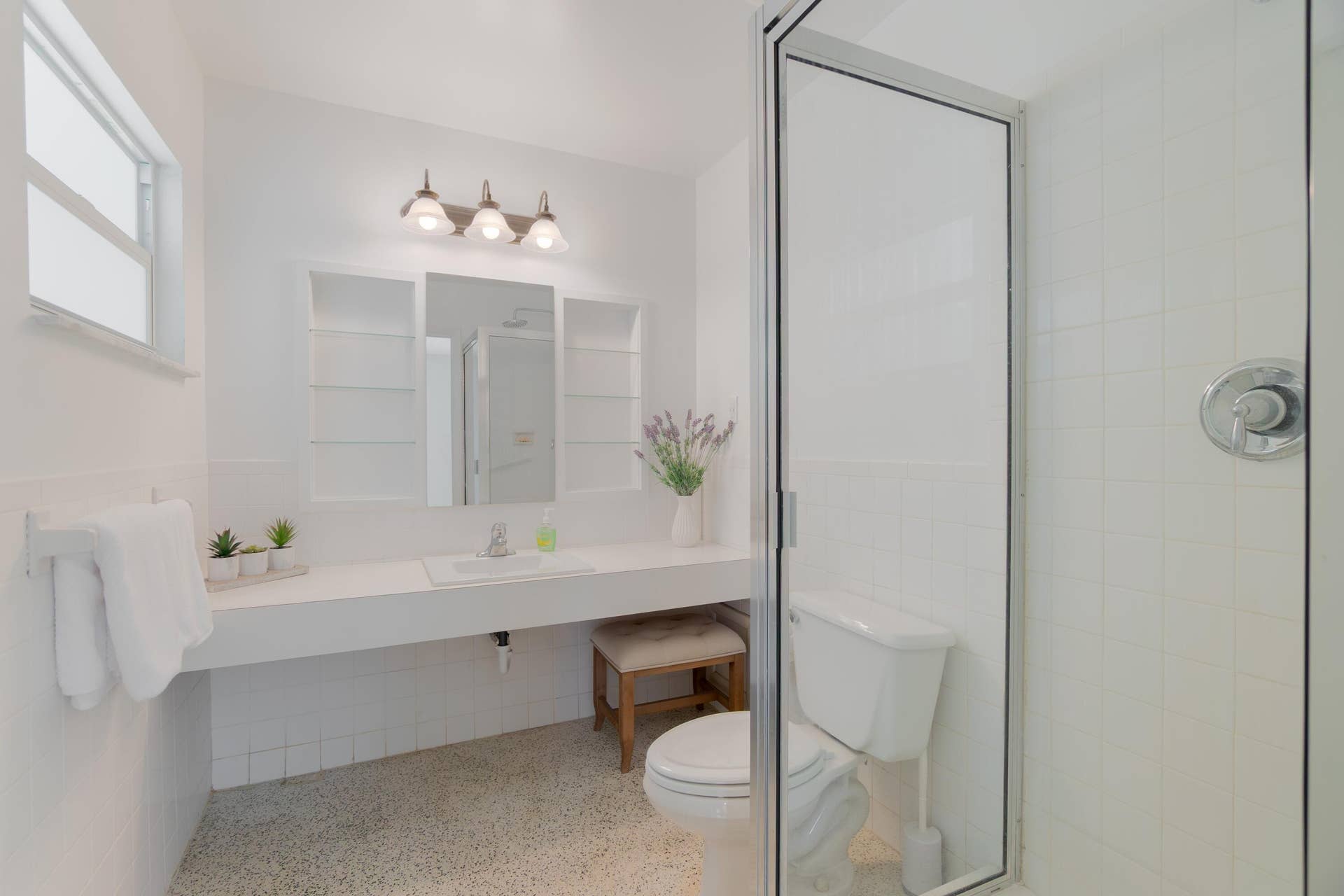 Master/Cabana Bathroom with shower