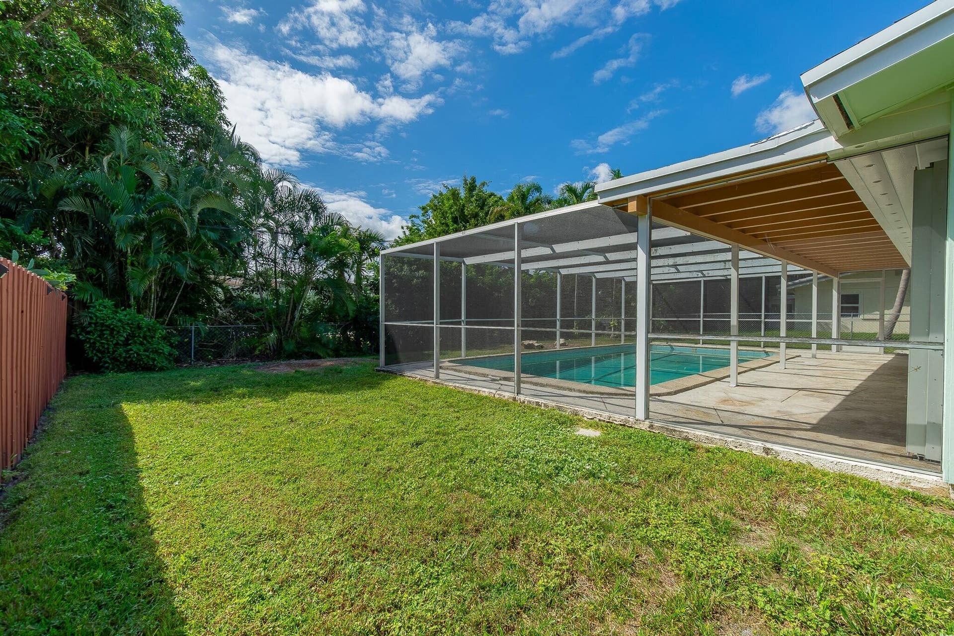 Fenced Rear yard (east)