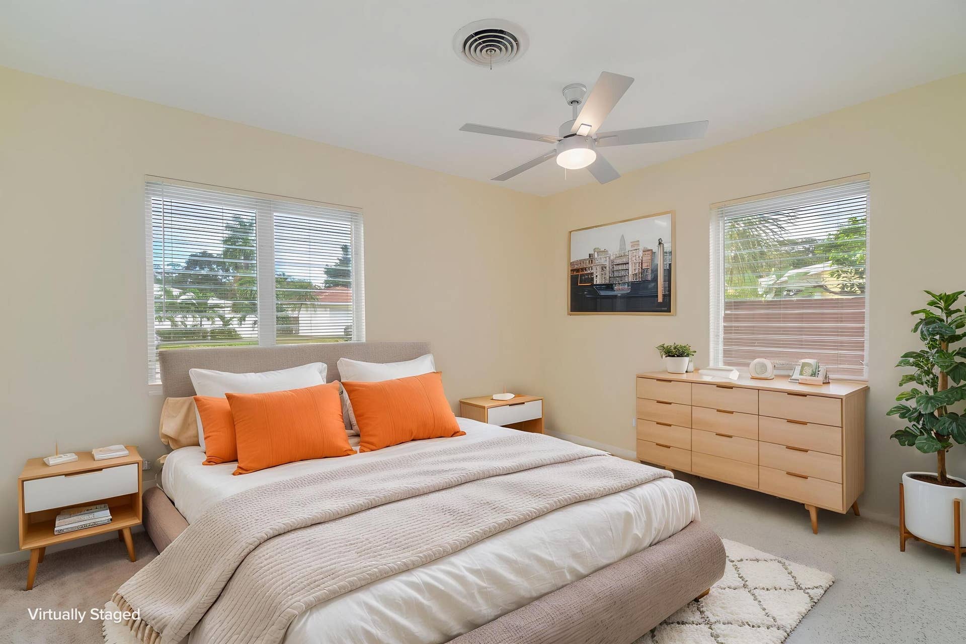 2nd Bedroom - virtually staged