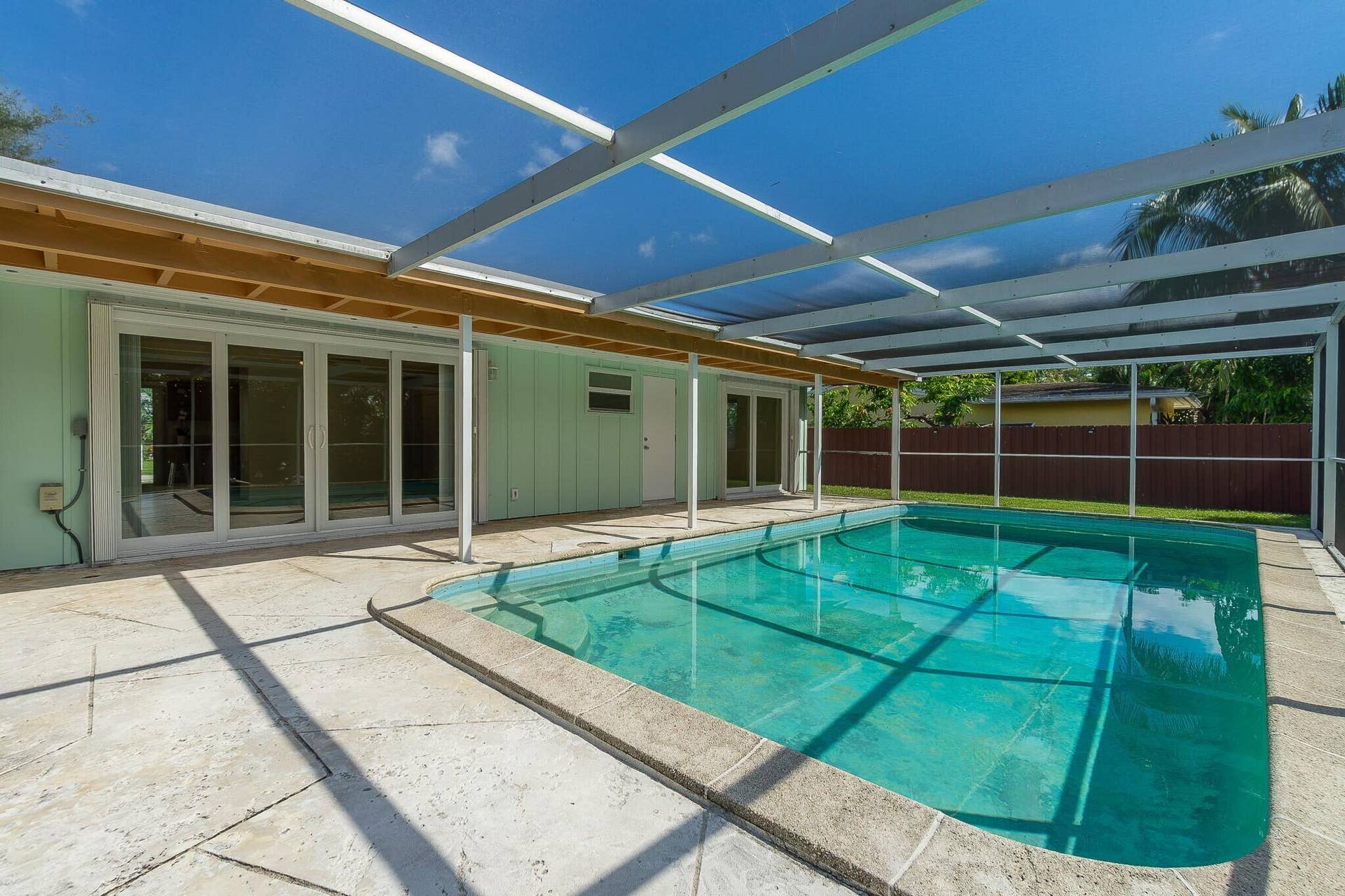 Enclosed pool