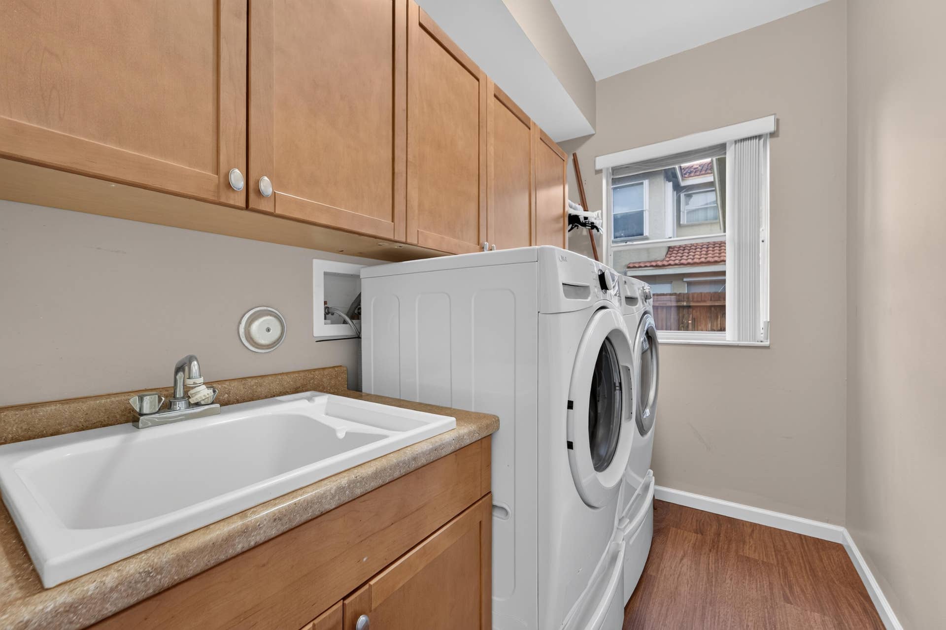 Full size laundry room downstairs