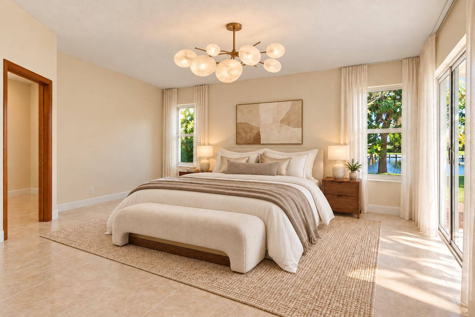 7438 Pine Tree Lane, West Palm Beach, FL 33406 RENDERING Primary Bedroom