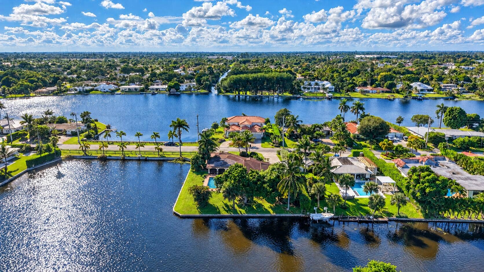 7438 Pine Tree Lane, West Palm Beach, FL 33406 Aerial