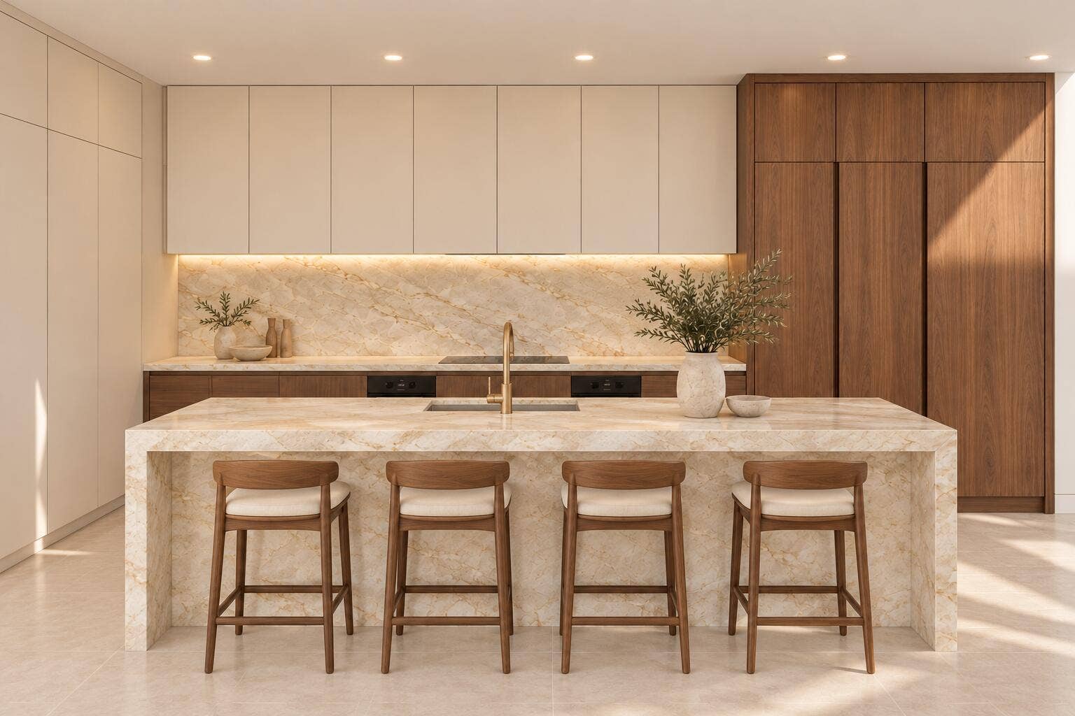 7438 Pine Tree Lane, West Palm Beach, FL 33406 RENDERING Kitchen