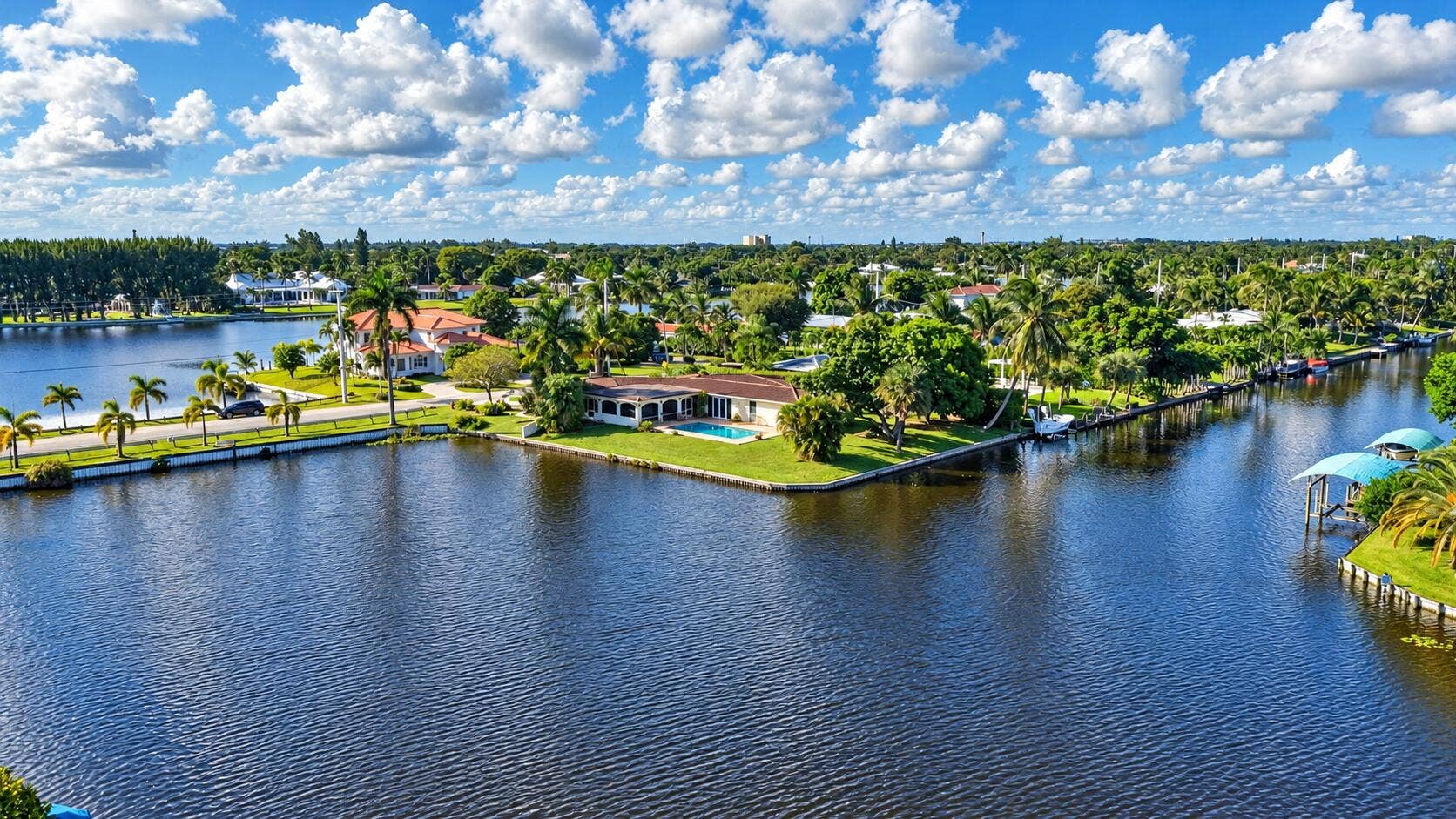 7438 Pine Tree Lane, West Palm Beach, FL 33406 Aerial
