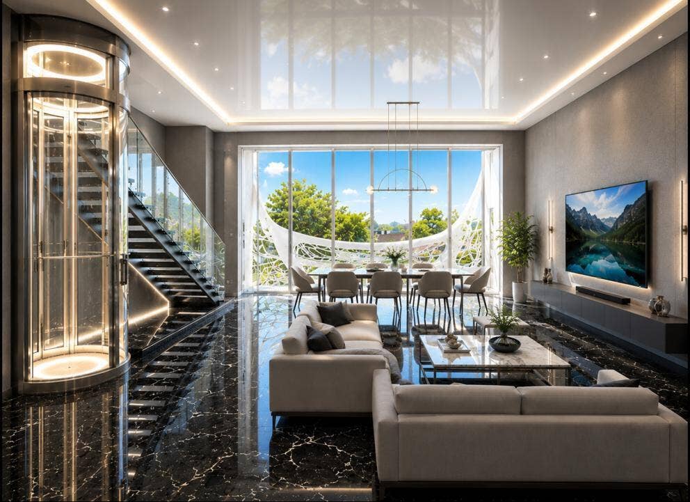 820 NE 26TH Avenue, Fort Lauderdale, FL 33304 Gaudi Villas new living room